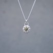 Weed Necklace with Sapphire