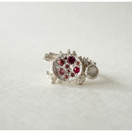 Rose Bushy cluster ring